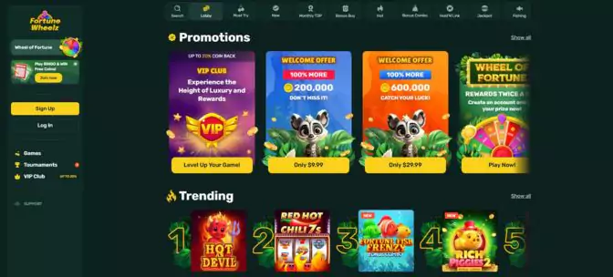 Fortune Wheelz Casino